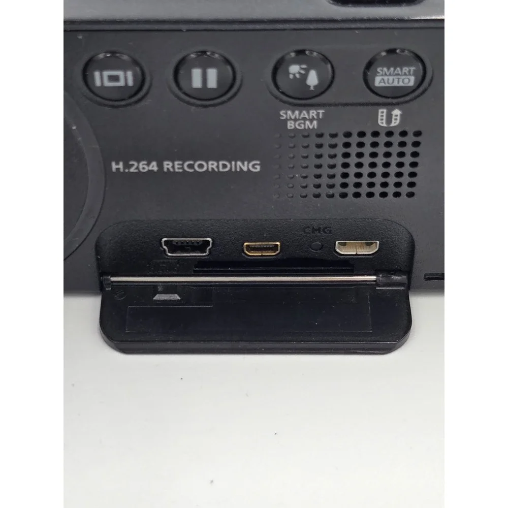 Samsung HMX-F90 HD Camcorder 52x Optical Zoom - Black w USB Cable